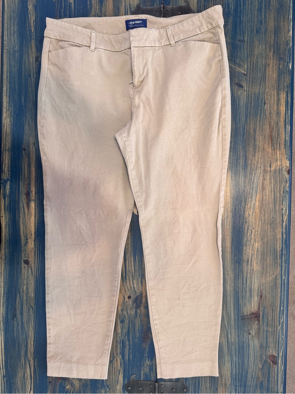 Old Navy Light Beige Crop Chinos